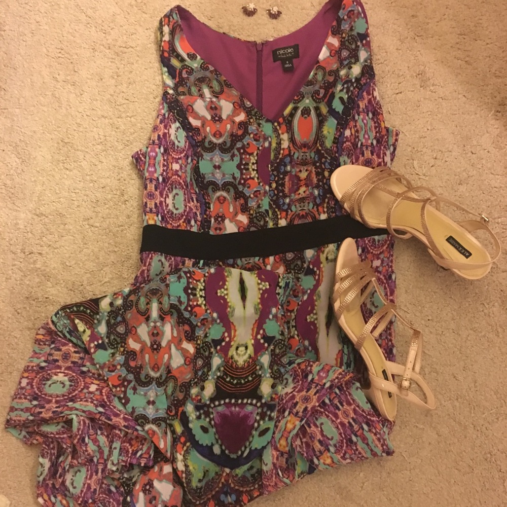 Jewel toned Maxi Dress